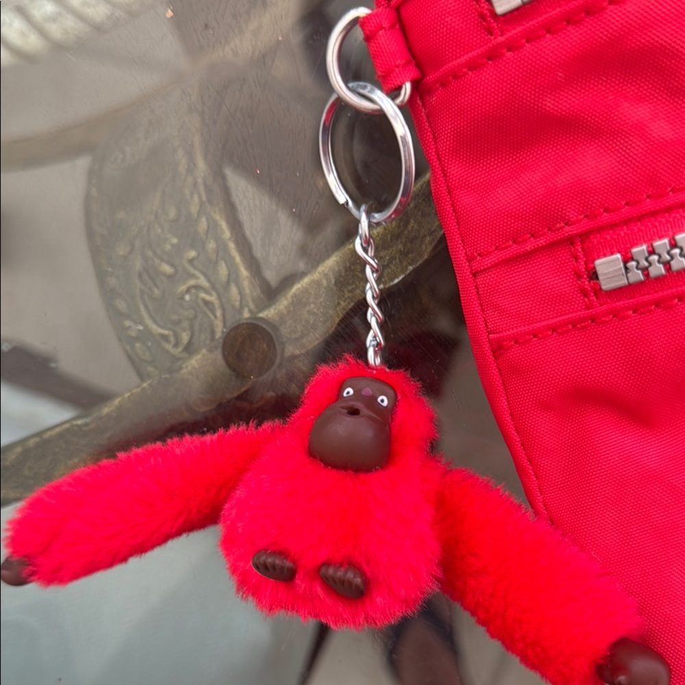 Kipling Red Crossbody Bag - Picture 3 of 15